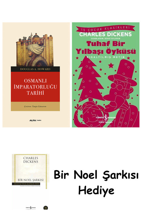 İş Bankası Kültür Yayınları Osmanlı İmparatorluğu Tarihi + Tuhaf Bir Yılbaşı Öyküsü + Bir Noel Şarkısı