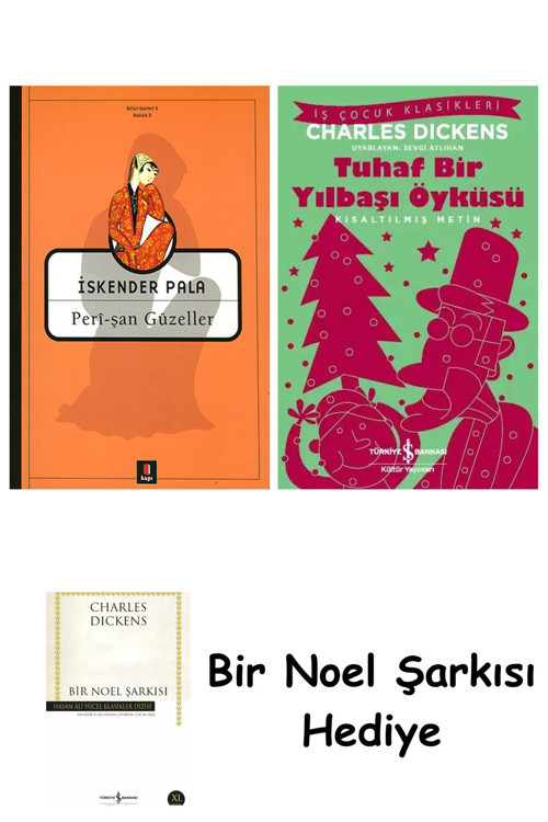 İş Bankası Kültür Yayınları Peri-Şan Güzeller + Tuhaf Bir Yılbaşı Öyküsü + Bir Noel Şarkısı