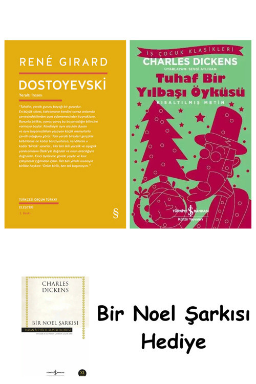 İş Bankası Kültür Yayınları Dostoyevski + Tuhaf Bir Yılbaşı Öyküsü + Bir Noel Şarkısı