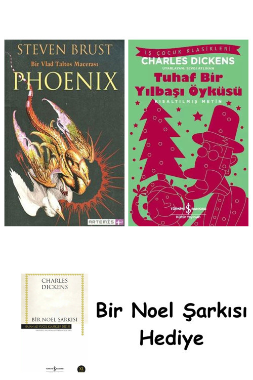 İş Bankası Kültür Yayınları Phoenix + Tuhaf Bir Yılbaşı Öyküsü + Bir Noel Şarkısı