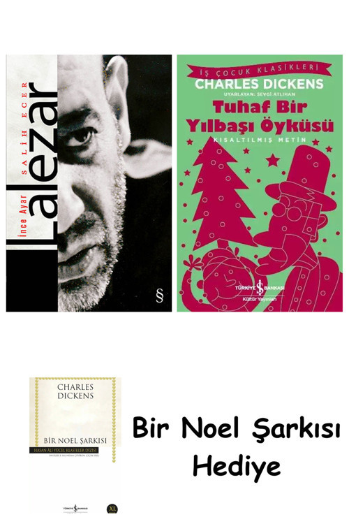İş Bankası Kültür Yayınları Lalezar + Tuhaf Bir Yılbaşı Öyküsü + Bir Noel Şarkısı