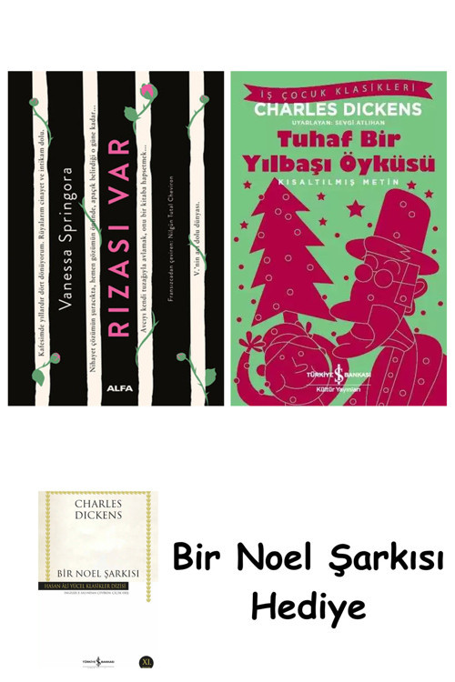 İş Bankası Kültür Yayınları Rızası Var + Tuhaf Bir Yılbaşı Öyküsü + Bir Noel Şarkısı