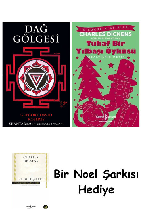 İş Bankası Kültür Yayınları Dağ Gölgesi + Tuhaf Bir Yılbaşı Öyküsü + Bir Noel Şarkısı