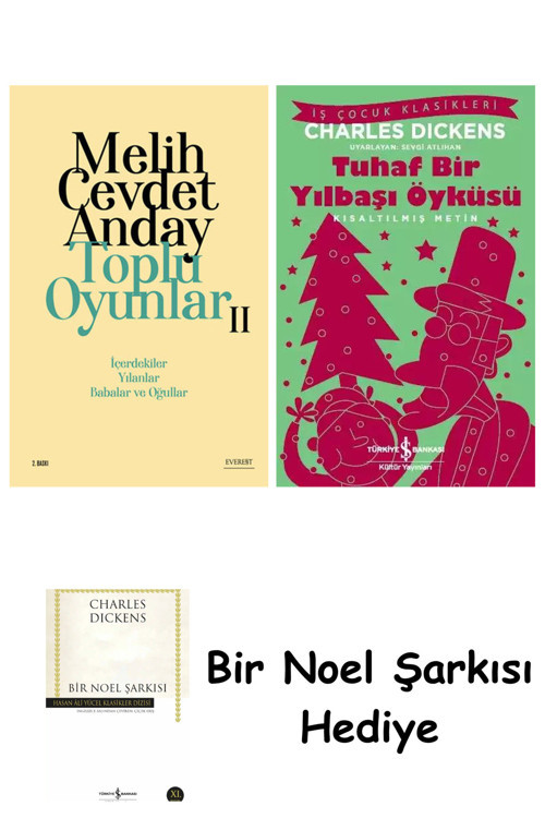 İş Bankası Kültür Yayınları Toplu Oyunlar Iı + Tuhaf Bir Yılbaşı Öyküsü + Bir Noel Şarkısı