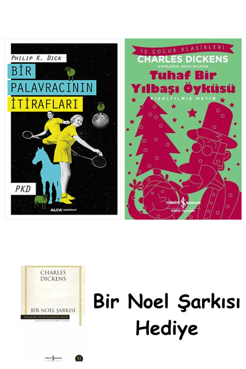 İş Bankası Kültür Yayınları Bir Palavracının İtirafları + Tuhaf Bir Yılbaşı Öyküsü + Bir Noel Şarkısı