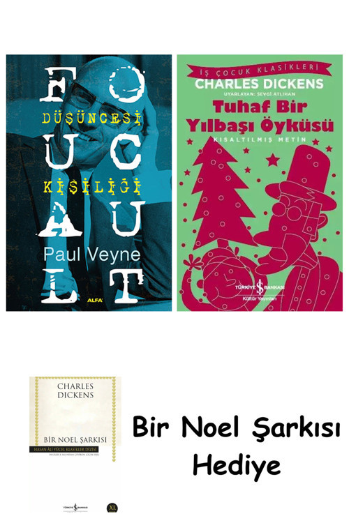 İş Bankası Kültür Yayınları Foucault Düşüncesi Kişiliği + Tuhaf Bir Yılbaşı Öyküsü + Bir Noel Şarkısı