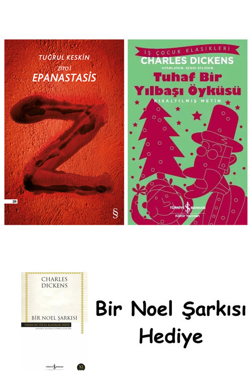 İş Bankası Kültür Yayınları Zito İ Epanastasis - Yaşasın İsyan + Tuhaf Bir Yılbaşı Öyküsü + Bir Noel Şarkısı