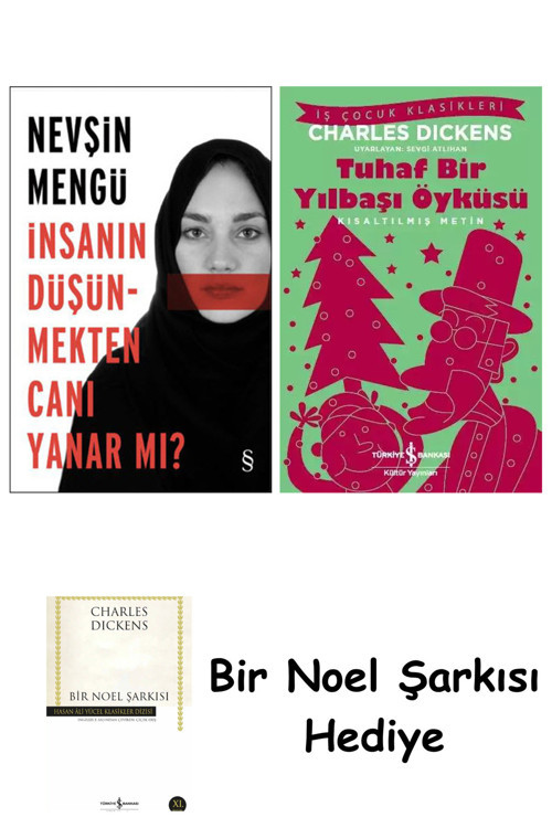 İş Bankası Kültür Yayınları İnsanın Düşünmekten Canı Yanar Mı? + Tuhaf Bir Yılbaşı Öyküsü + Bir Noel Şarkısı