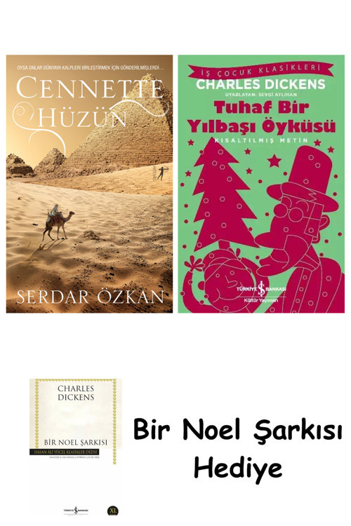İş Bankası Kültür Yayınları Cennette Hüzün + Tuhaf Bir Yılbaşı Öyküsü + Bir Noel Şarkısı