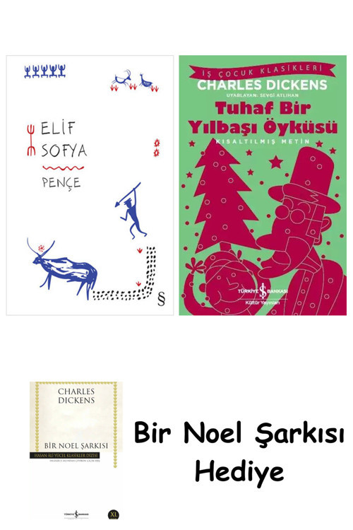 İş Bankası Kültür Yayınları Pençe + Tuhaf Bir Yılbaşı Öyküsü + Bir Noel Şarkısı