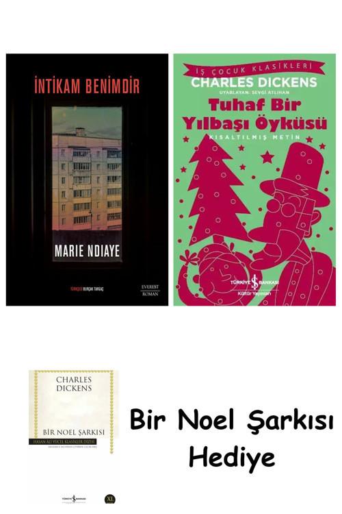 İş Bankası Kültür Yayınları İntikam Benimdir + Tuhaf Bir Yılbaşı Öyküsü + Bir Noel Şarkısı