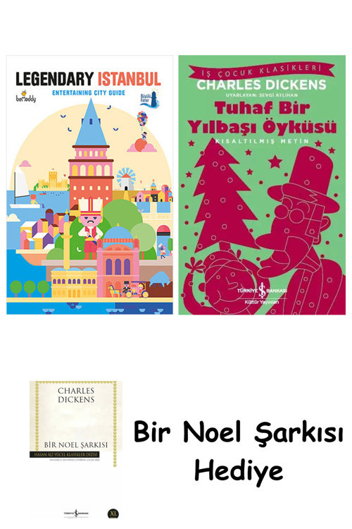 İş Bankası Kültür Yayınları Legendary İstanbul + Tuhaf Bir Yılbaşı Öyküsü + Bir Noel Şarkısı