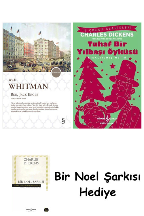 İş Bankası Kültür Yayınları Ben, Jack Engle + Tuhaf Bir Yılbaşı Öyküsü + Bir Noel Şarkısı