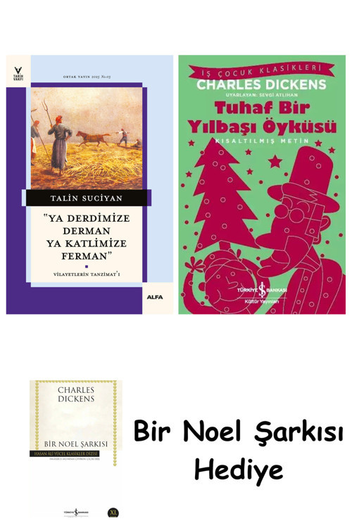 İş Bankası Kültür Yayınları ''Ya Derdimize Derman Ya Katlimize Ferman'' + Tuhaf Bir Yılbaşı Öyküsü + Bir Noel Şarkısı