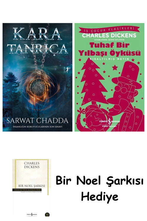 İş Bankası Kültür Yayınları Kara Tanrıça + Tuhaf Bir Yılbaşı Öyküsü + Bir Noel Şarkısı