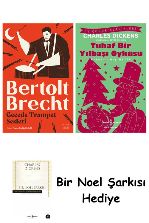 İş Bankası Kültür Yayınları Gecede Trampet Sesleri + Tuhaf Bir Yılbaşı Öyküsü + Bir Noel Şarkısı