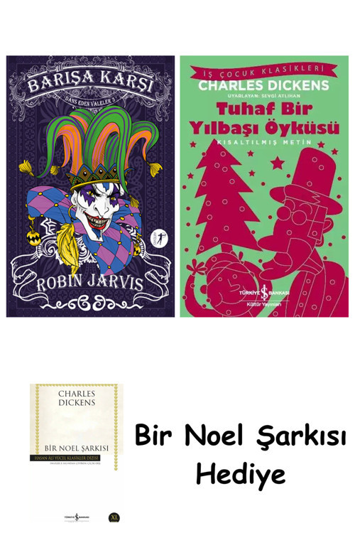 İş Bankası Kültür Yayınları Dans Eden Valeler 3 - Barışa Karşı (Ciltli) + Tuhaf Bir Yılbaşı Öyküsü + Bir Noel Şarkısı