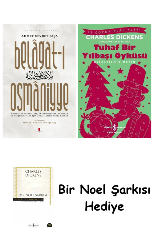İş Bankası Kültür Yayınları Belagat-I Osmaniyye + Tuhaf Bir Yılbaşı Öyküsü + Bir Noel Şarkısı