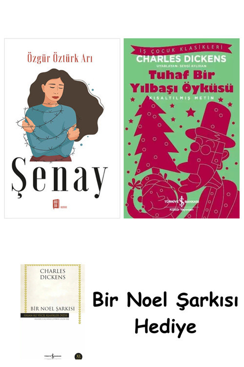 İş Bankası Kültür Yayınları Şenay + Tuhaf Bir Yılbaşı Öyküsü + Bir Noel Şarkısı