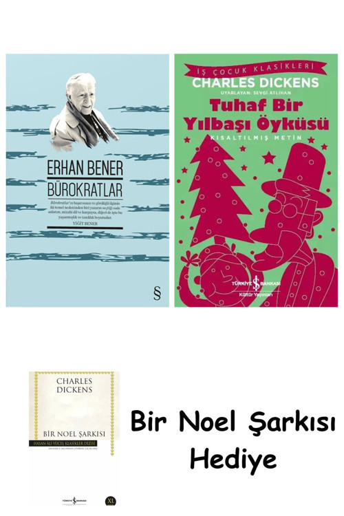 İş Bankası Kültür Yayınları Bürokratlar + Tuhaf Bir Yılbaşı Öyküsü + Bir Noel Şarkısı