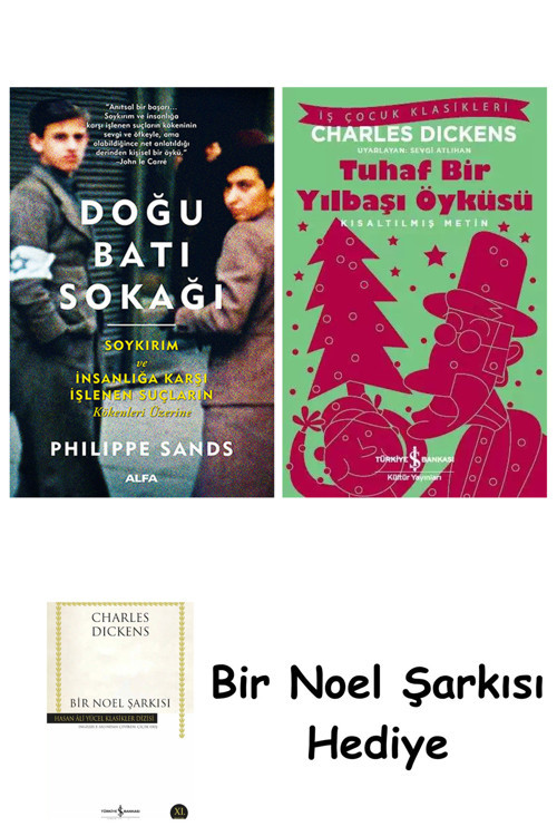 İş Bankası Kültür Yayınları Doğu Batı Sokağı + Tuhaf Bir Yılbaşı Öyküsü + Bir Noel Şarkısı