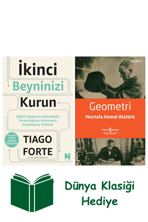 İş Bankası Kültür Yayınları İkinci Beyninizi Kurun + Geometri + Dünya Klasiği Hediye