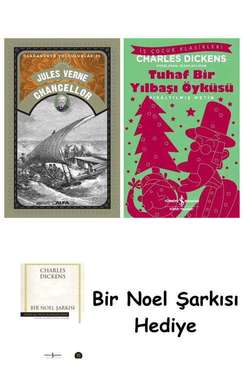 İş Bankası Kültür Yayınları Chancellor + Tuhaf Bir Yılbaşı Öyküsü + Bir Noel Şarkısı