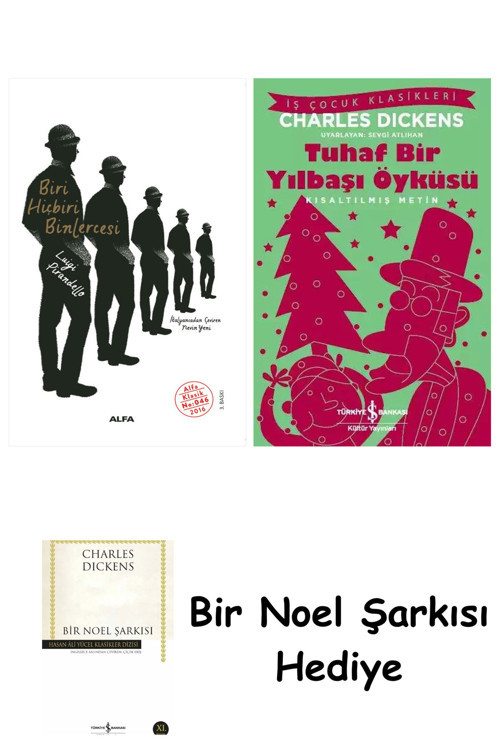 İş Bankası Kültür Yayınları Biri, Hiçbiri, Binlercesi + Tuhaf Bir Yılbaşı Öyküsü + Bir Noel Şarkısı