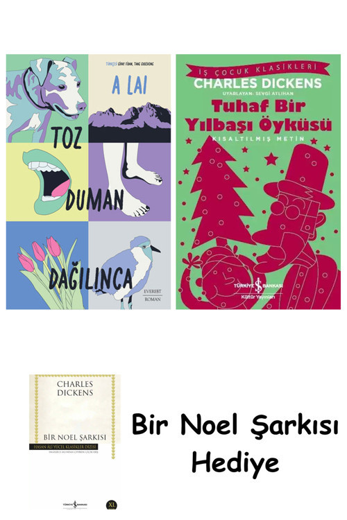 İş Bankası Kültür Yayınları Toz Duman Dağılınca + Tuhaf Bir Yılbaşı Öyküsü + Bir Noel Şarkısı