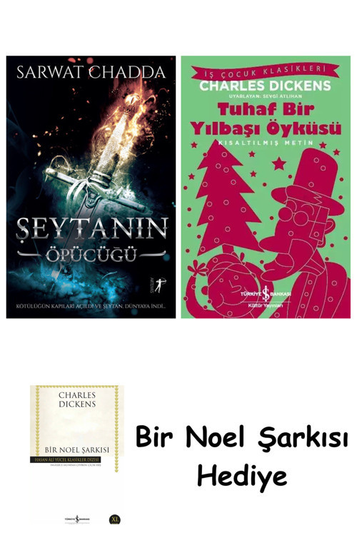 İş Bankası Kültür Yayınları Şeytanın Öpücüğü + Tuhaf Bir Yılbaşı Öyküsü + Bir Noel Şarkısı
