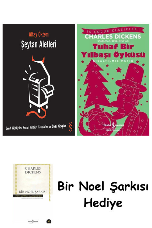 İş Bankası Kültür Yayınları Şeytan Aletleri + Tuhaf Bir Yılbaşı Öyküsü + Bir Noel Şarkısı