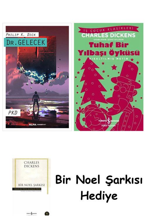 İş Bankası Kültür Yayınları Dr. Gelecek + Tuhaf Bir Yılbaşı Öyküsü + Bir Noel Şarkısı