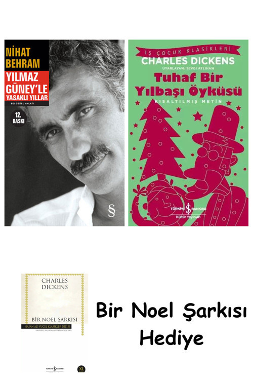 İş Bankası Kültür Yayınları Yılmaz Güney'Le Yasaklı Yıllar + Tuhaf Bir Yılbaşı Öyküsü + Bir Noel Şarkısı