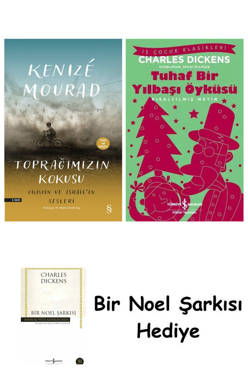 İş Bankası Kültür Yayınları Toprağımızın Kokusu + Tuhaf Bir Yılbaşı Öyküsü + Bir Noel Şarkısı