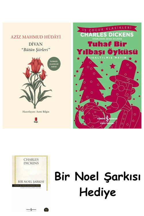 İş Bankası Kültür Yayınları Divan - "Bütün Şiirleri" + Tuhaf Bir Yılbaşı Öyküsü + Bir Noel Şarkısı