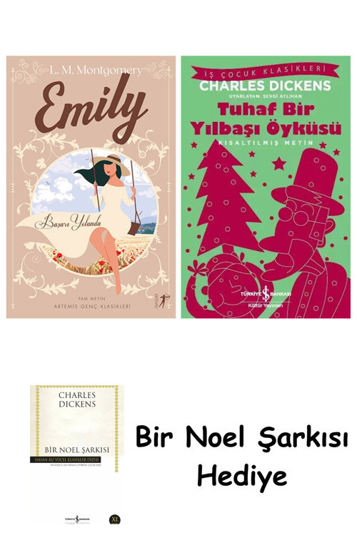 İş Bankası Kültür Yayınları Emily Başarı Yolunda + Tuhaf Bir Yılbaşı Öyküsü + Bir Noel Şarkısı