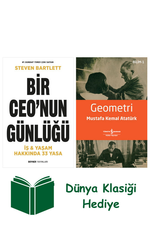 İş Bankası Kültür Yayınları Bir Ceo'Nun Günlüğü + Geometri + Dünya Klasiği Hediye