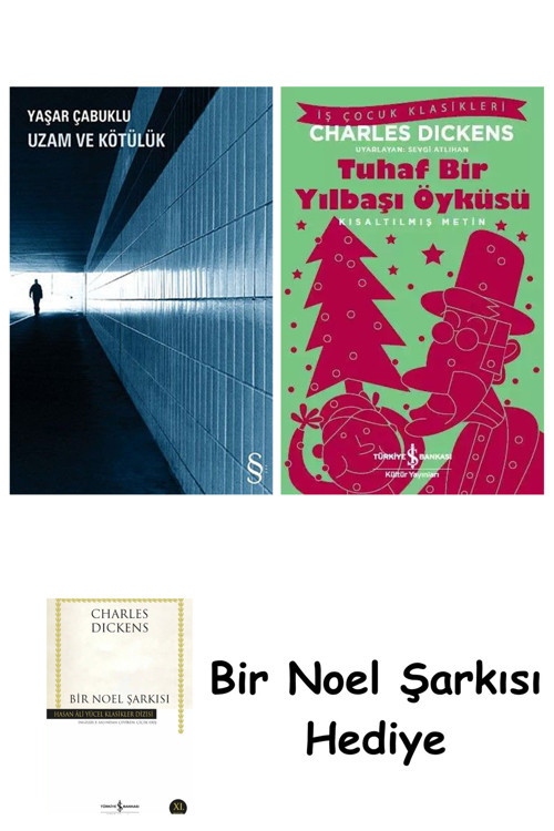 İş Bankası Kültür Yayınları Uzam Ve Kötülük + Tuhaf Bir Yılbaşı Öyküsü + Bir Noel Şarkısı