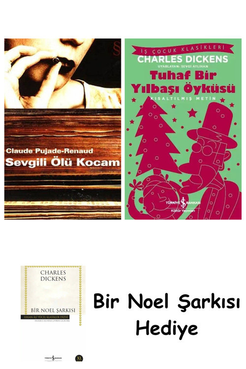 İş Bankası Kültür Yayınları Sevgili Ölü Kocam + Tuhaf Bir Yılbaşı Öyküsü + Bir Noel Şarkısı