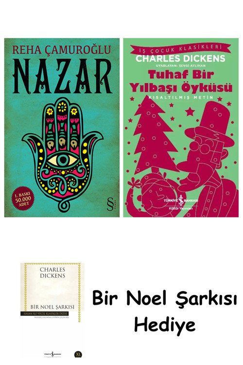 İş Bankası Kültür Yayınları Nazar + Tuhaf Bir Yılbaşı Öyküsü + Bir Noel Şarkısı