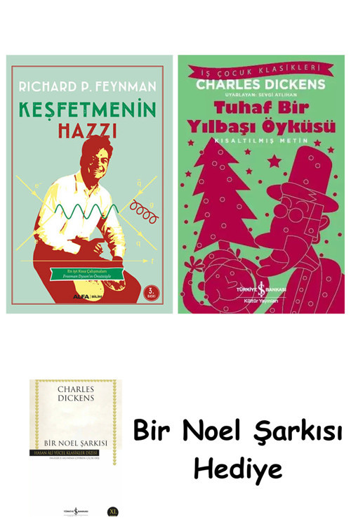 İş Bankası Kültür Yayınları Keşfetmenin Hazzı + Tuhaf Bir Yılbaşı Öyküsü + Bir Noel Şarkısı