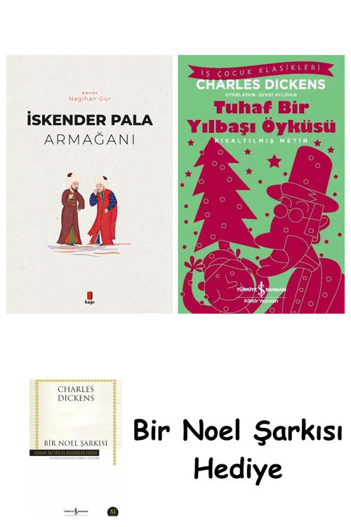 İş Bankası Kültür Yayınları İskender Pala Armağanı (Ciltli) + Tuhaf Bir Yılbaşı Öyküsü + Bir Noel Şarkısı