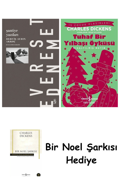 İş Bankası Kültür Yayınları Şantiye Yazıları + Tuhaf Bir Yılbaşı Öyküsü + Bir Noel Şarkısı