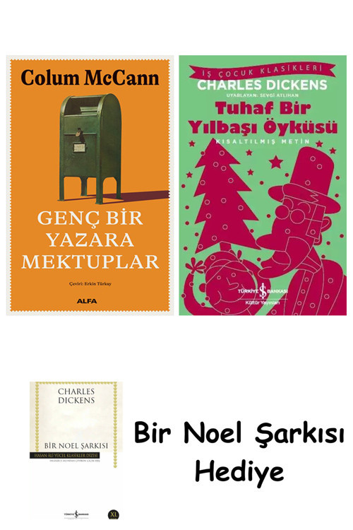 İş Bankası Kültür Yayınları Genç Bir Yazara Mektuplar + Tuhaf Bir Yılbaşı Öyküsü + Bir Noel Şarkısı