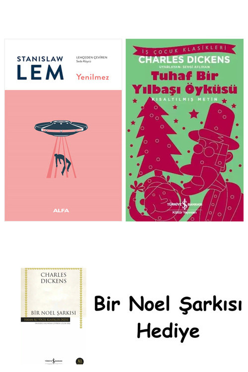 İş Bankası Kültür Yayınları Yenilmez + Tuhaf Bir Yılbaşı Öyküsü + Bir Noel Şarkısı