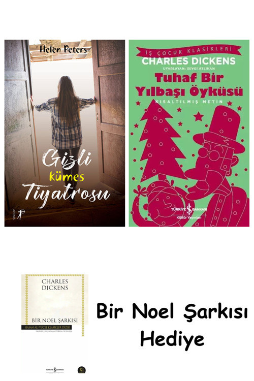 İş Bankası Kültür Yayınları Gizli Kümes Tiyatrosu + Tuhaf Bir Yılbaşı Öyküsü + Bir Noel Şarkısı
