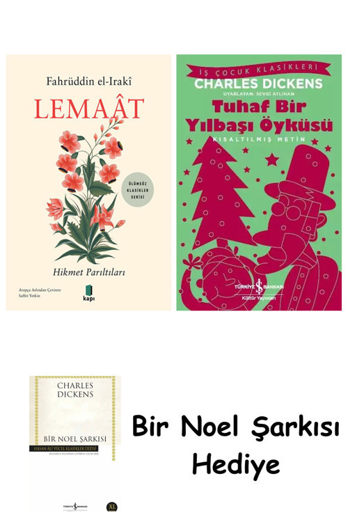 İş Bankası Kültür Yayınları Lemaât + Tuhaf Bir Yılbaşı Öyküsü + Bir Noel Şarkısı
