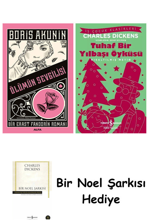 İş Bankası Kültür Yayınları Ölümün Sevgilisi + Tuhaf Bir Yılbaşı Öyküsü + Bir Noel Şarkısı