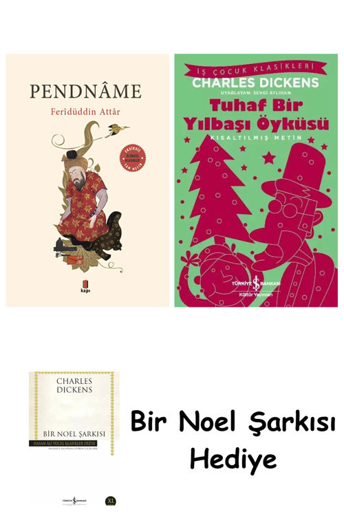 İş Bankası Kültür Yayınları Pendname + Tuhaf Bir Yılbaşı Öyküsü + Bir Noel Şarkısı