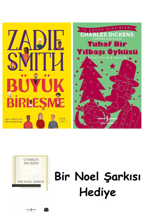 İş Bankası Kültür Yayınları Büyük Birleşme + Tuhaf Bir Yılbaşı Öyküsü + Bir Noel Şarkısı